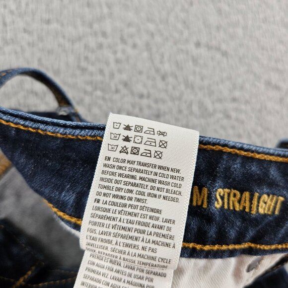 American Eagle Jeans Mens 29x32 Blue Slim Straight Extreme Flex Stretch - Picture 7 of 16